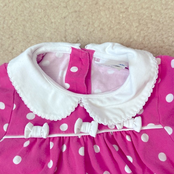 Florence Eiseman Pink Polka Dot Baby Girl Bubble - Picture 7 of 9